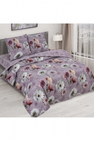 Постельное белье из хлопка поплин — фиолетовый домашний комплект АРТПОСТЕЛЬ 904 касабланка - фото 1