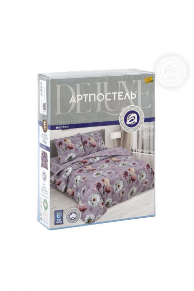 Постельное белье из хлопка поплин — фиолетовый домашний комплект АРТПОСТЕЛЬ 904 касабланка - фото 7