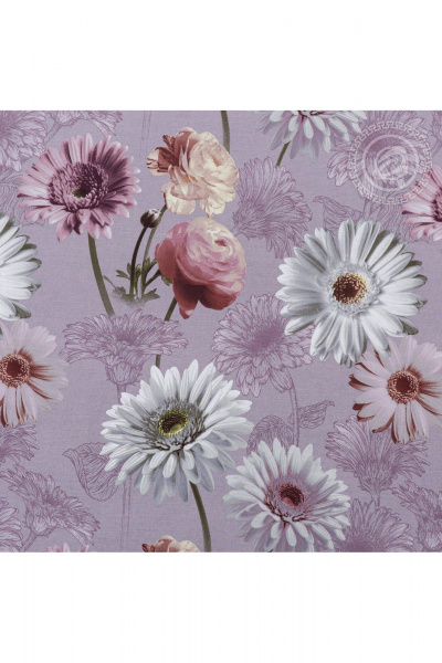 Постельное белье из хлопка поплин — фиолетовый домашний комплект АРТПОСТЕЛЬ 904 касабланка - фото 6