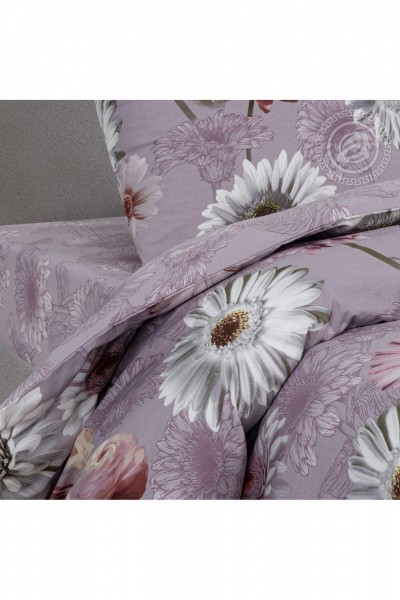 Постельное белье из хлопка поплин — фиолетовый домашний комплект АРТПОСТЕЛЬ 904 касабланка - фото 3