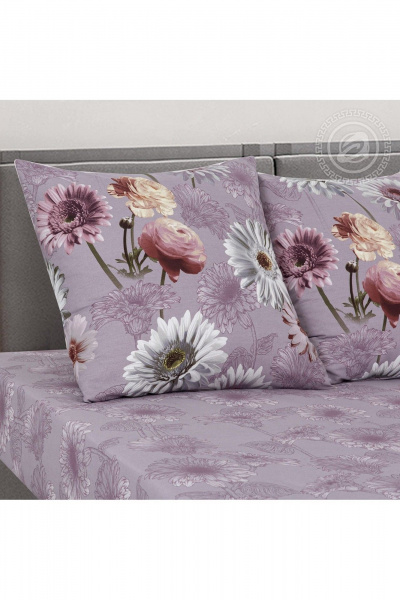 Постельное белье из хлопка поплин — фиолетовый домашний комплект АРТПОСТЕЛЬ 904 касабланка - фото 2