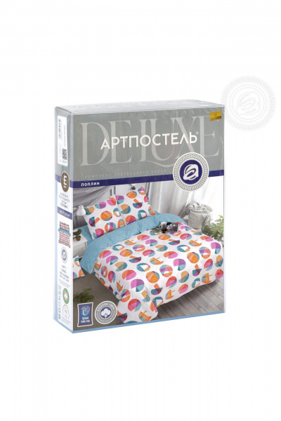 Постельное белье из хлопка поплин — мультиколор домашний комплект АРТПОСТЕЛЬ 904 экспрессия - фото 6
