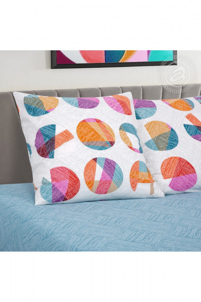 Постельное белье из хлопка поплин — мультиколор домашний комплект АРТПОСТЕЛЬ 904 экспрессия - фото 2