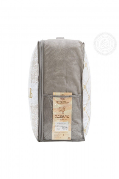 Круглогодичное одеяло из сатина и овечьей шерсти АРТПОСТЕЛЬ 2069 - фото 8