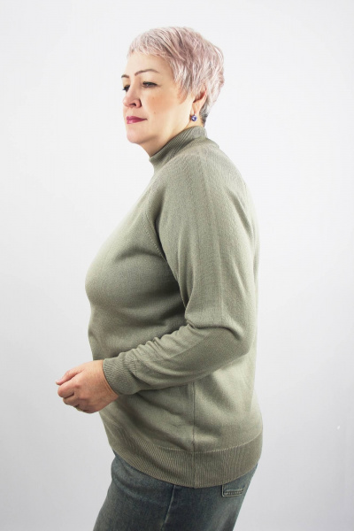 Свитер реглан прямой силуэт из трикотажа для демисезона Полесье С3316-15 5С1754-Д43 170,176 теплый_бежевый - фото 2