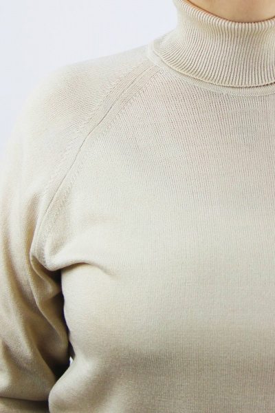 Свитер реглан с высоким воротником для демисезона Полесье С3433-17 7С1582-Д43 158,164 слоновая_кость - фото 3