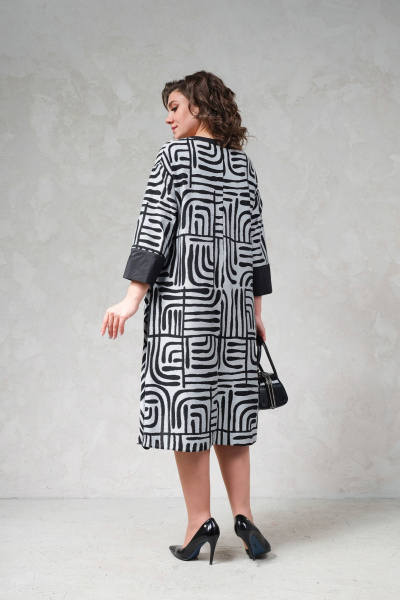 Трапециевидная трикотажная блуза с Taftой Avanti 1684 - фото 2