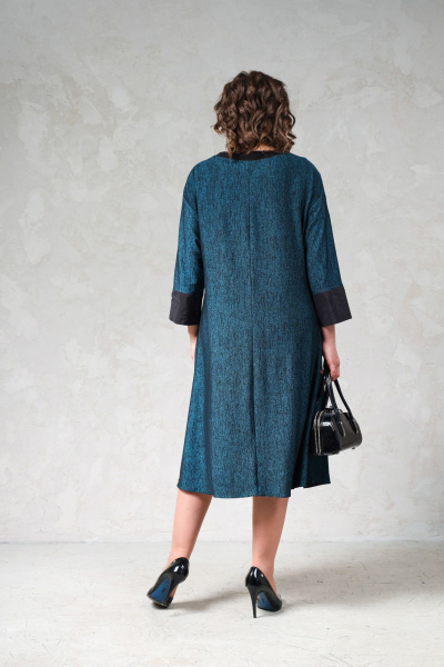 Трапециевидная трикотажная блуза с Taftой Avanti 1684-1 - фото 2