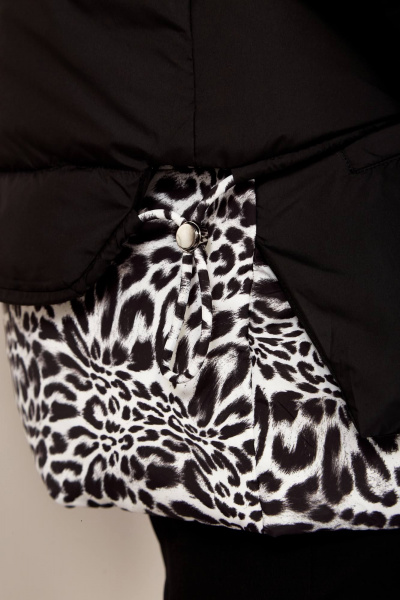 Куртка демисезонная водоотталкивающая с капюшоном Shetti 2176 черный - фото 9