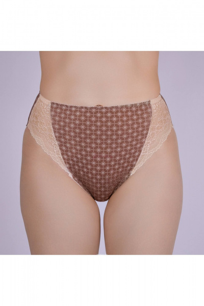 Трусы из хлопкового трикотажа с кружевной отделкой Verally 107-6 эльмира - фото 1