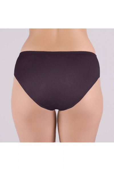 Трусы гладкие эластичные для ежедневного комфорта Verally 1076-2 эспрессо - фото 2