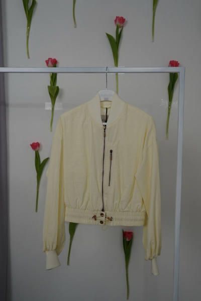 Блуза желтая легкая на каждый день BURVIN 9459-74 1 - фото 1