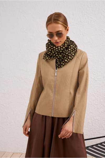 Куртка из эко-кожи для повседневных образов BURVIN 9491-79 - фото 1