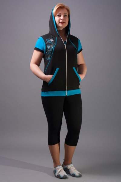 Жилет, леггинсы, майка Classic Moda 581-3 - фото 1