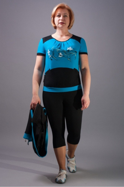 Жилет, леггинсы, майка Classic Moda 581-3 - фото 2