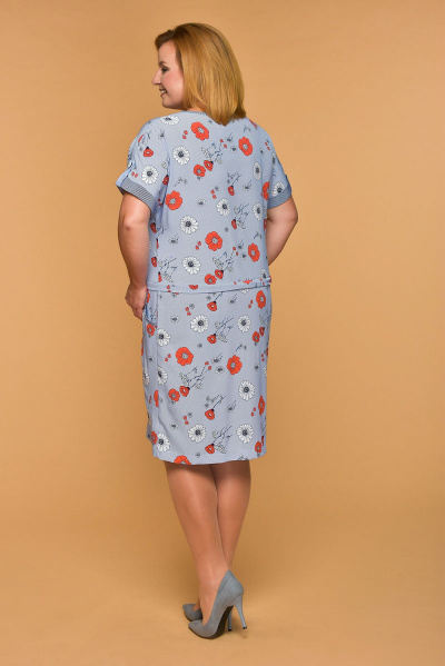 Платье Медея и К 1937 голубой - фото 2