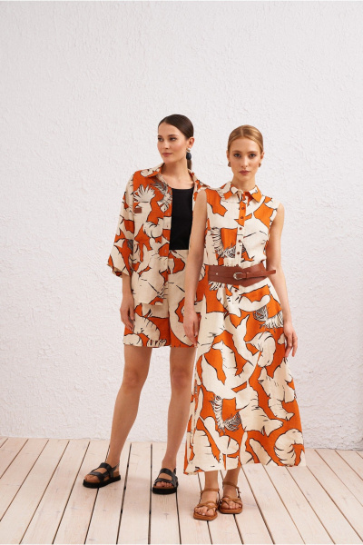 Шорты на каждый день мультиколор из текстиля BURVIN 9538-31 - фото 2