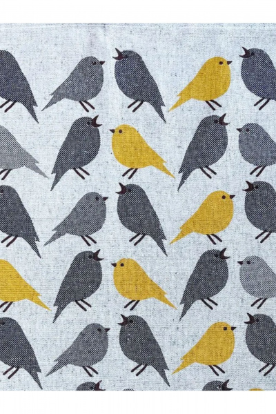 Льняной набор кухонных полотенец с изображением птиц для дома Belaruski Len 24С27-ШР/р.п./фкор/к. 365 1 Гомон - фото 3