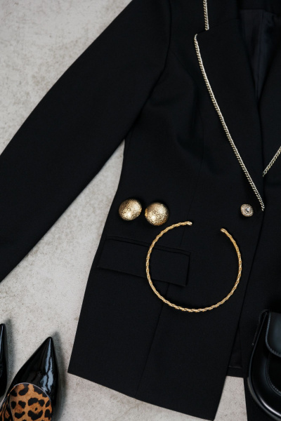 Жакет и плиссированная юбка элегантный комплект Urs 24-363-1 - фото 8