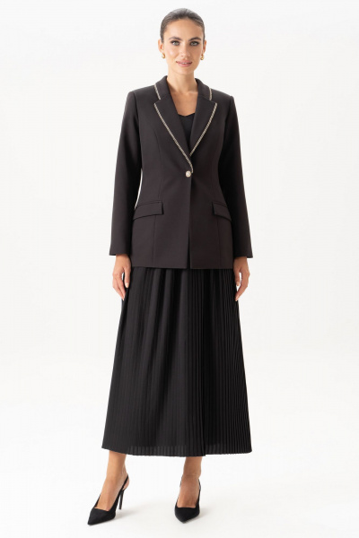 Жакет и плиссированная юбка элегантный комплект Urs 24-363-1 - фото 1