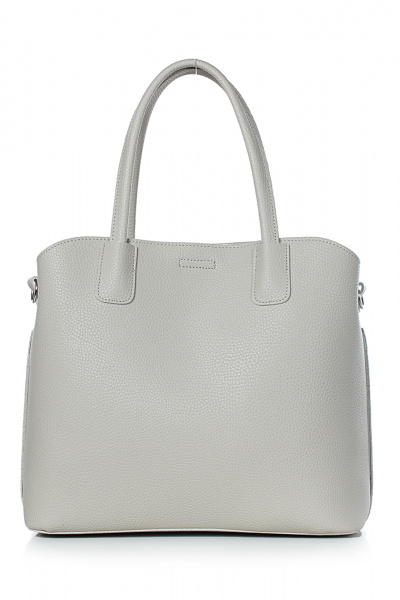 Бежевая экокожаная сумка на три отделения для повседневности Galanteya 11824.24с837к45 бежевый_т. - фото 4