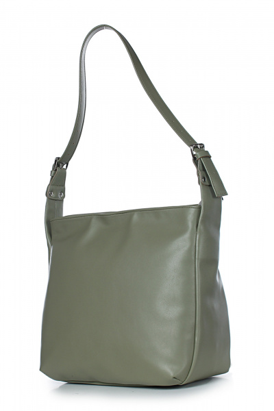 Круглогодичная экокожаная сумка с регулируемым ремнем Galanteya 45722.23с533к45 оливковый - фото 1