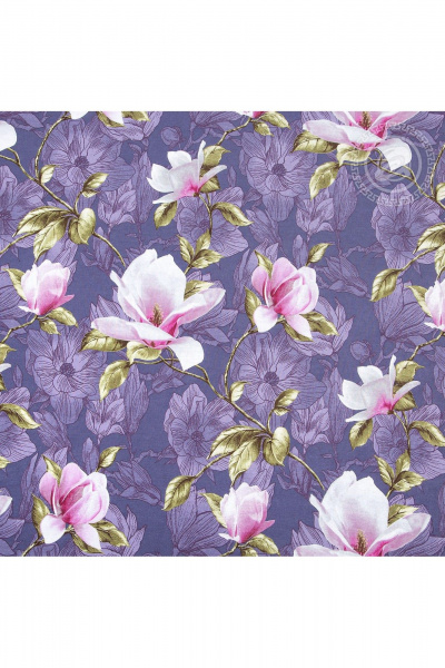 Постельный комплект из бязи с наволочками фиолетовый на Евро АРТПОСТЕЛЬ 509 романс - фото 4