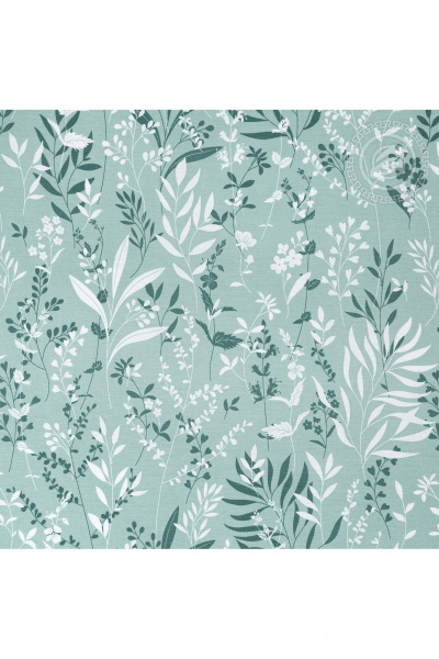 Постельный комплект из бязи зеленый на Евро с наволочками АРТПОСТЕЛЬ 514 сара - фото 3