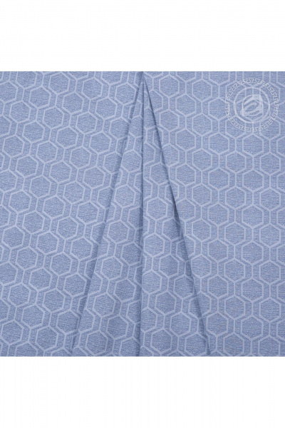 Комплект постельного белья из поплина с наволочками синий АРТПОСТЕЛЬ 900 дарьяна - фото 5