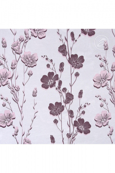 Розовый комплект постельного белья на резинке из поплина АРТПОСТЕЛЬ 932 ночка - фото 7