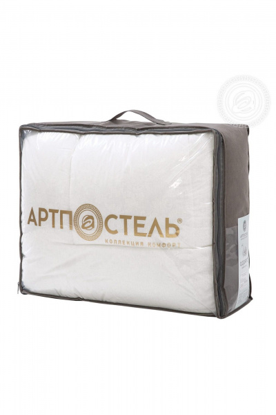 Стеганое одеяло из хлопка с волокном «Лебяжий пух» АРТПОСТЕЛЬ 5914 - фото 7