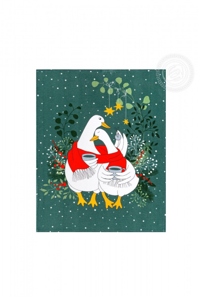 Комплект кухонных полотенец из хлопка и рогожки АРТПОСТЕЛЬ НЗ_ПКР45.60 почудим - фото 4