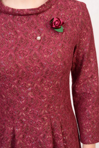 Платье трикотажное миди с молнией для комфортного образа Domna 448(164) - фото 6