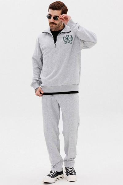 Брюки и джемпер с вышивкой и классической посадкой GO M3077/50-04.176-182 - фото 7