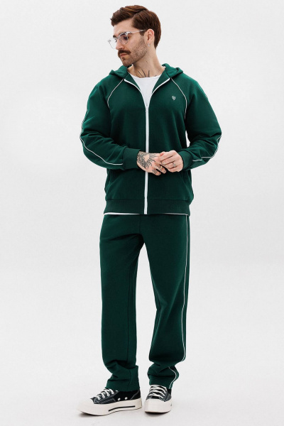 Брюки и зип-худи с логотипом и контрастной отделкой GO M3081/25-02. 176-182 - фото 6