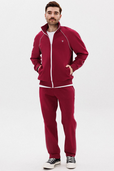 Брюки и джемпер с логотипом и контрастной тесьмой GO M3082/12-01.182-186 - фото 7