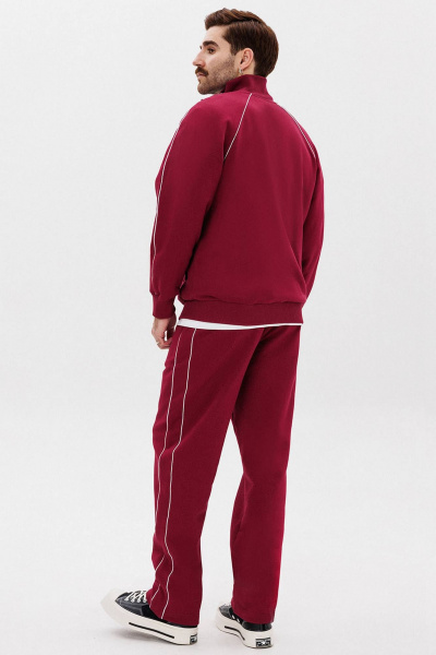 Брюки и джемпер с логотипом и контрастной тесьмой GO M3082/12-01.182-186 - фото 4