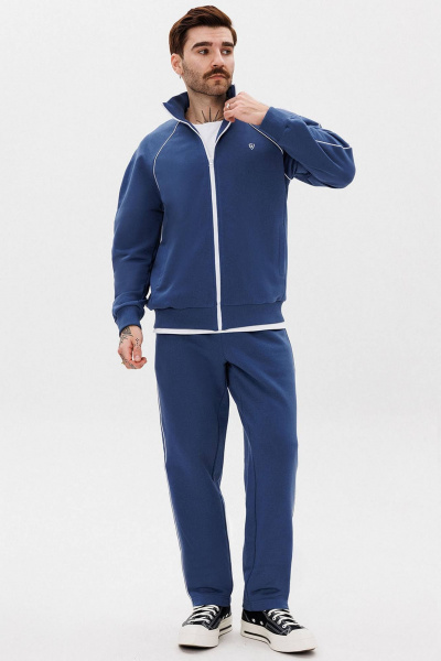 Брюки и джемпер с логотипом и контрастной отделкой GO M3082/20-01.182-186 - фото 6