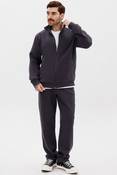 Костюм из трикотажа с джемпером и брюками со стрелками GO M3161/30-03.176-182 - фото 6