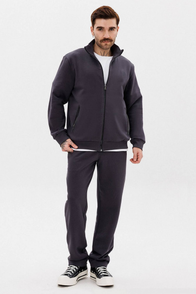 Костюм из трикотажа с джемпером и брюками со стрелками GO M3161/30-03.176-182 - фото 2