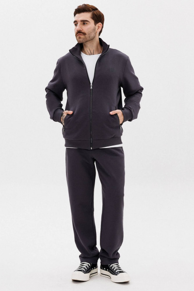 Костюм из трикотажа с джемпером и брюками со стрелками GO M3161/30-03.176-182 - фото 1