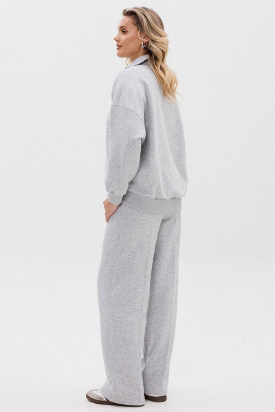 Повседневный костюм из трикотажа с свитшотом и брюками GO F3077/50-04. 170-176 - фото 3