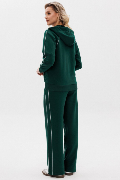 Костюм из хлопка с логотипами и брюками из трикотажа GO F3081/25-02. 164-170 - фото 3