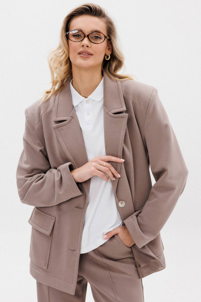 Костюм брюки и жакет oversize деловой стиль GO F3105/04-03 170-176 - фото 3