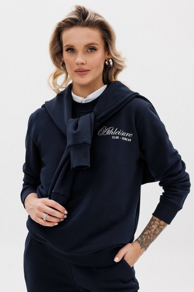 Спортивный костюм брюки и свитшот из хлопка GO F3107а/20-04 170-176 - фото 5