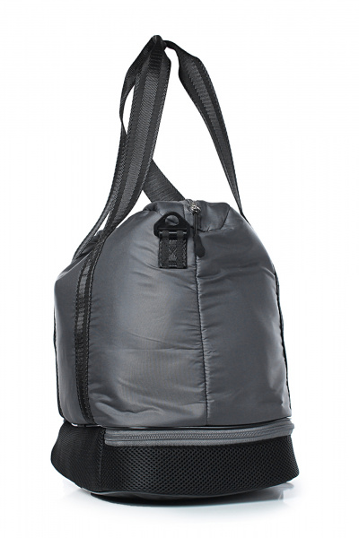 Спортивная сумка из текстиля с объемным карманом и регулировкой Galanteya 40221.24с1260к45 серый - фото 4