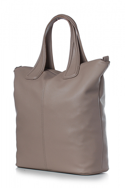 Круглогодичная сумка из экокожи бежевого цвета с отделением и карманом Galanteya 42124.24с1315к45 кофейный - фото 1