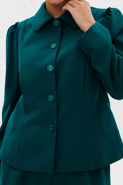 Брюки, жакет Mubliz 236 изумруд - фото 7