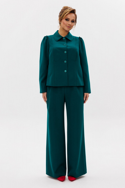 Брюки, жакет Mubliz 236 изумруд - фото 5