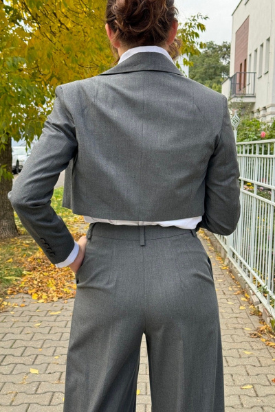 Элегантный женский жакет полуприлегающего силуэта из текстиля ERTANNO 2045 - фото 3